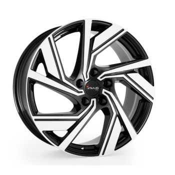 PLATIN 8,0x19 P 114 Črna POLISHED