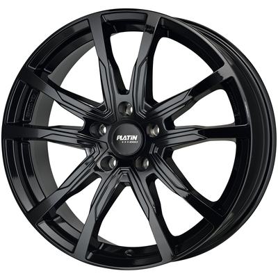 PLATIN 6,5x17 P 124 Črna sijaj